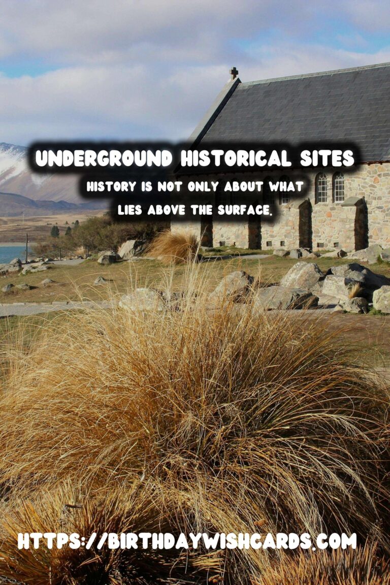 Exploring Underground Historical Sites: Subterranean Wonders
