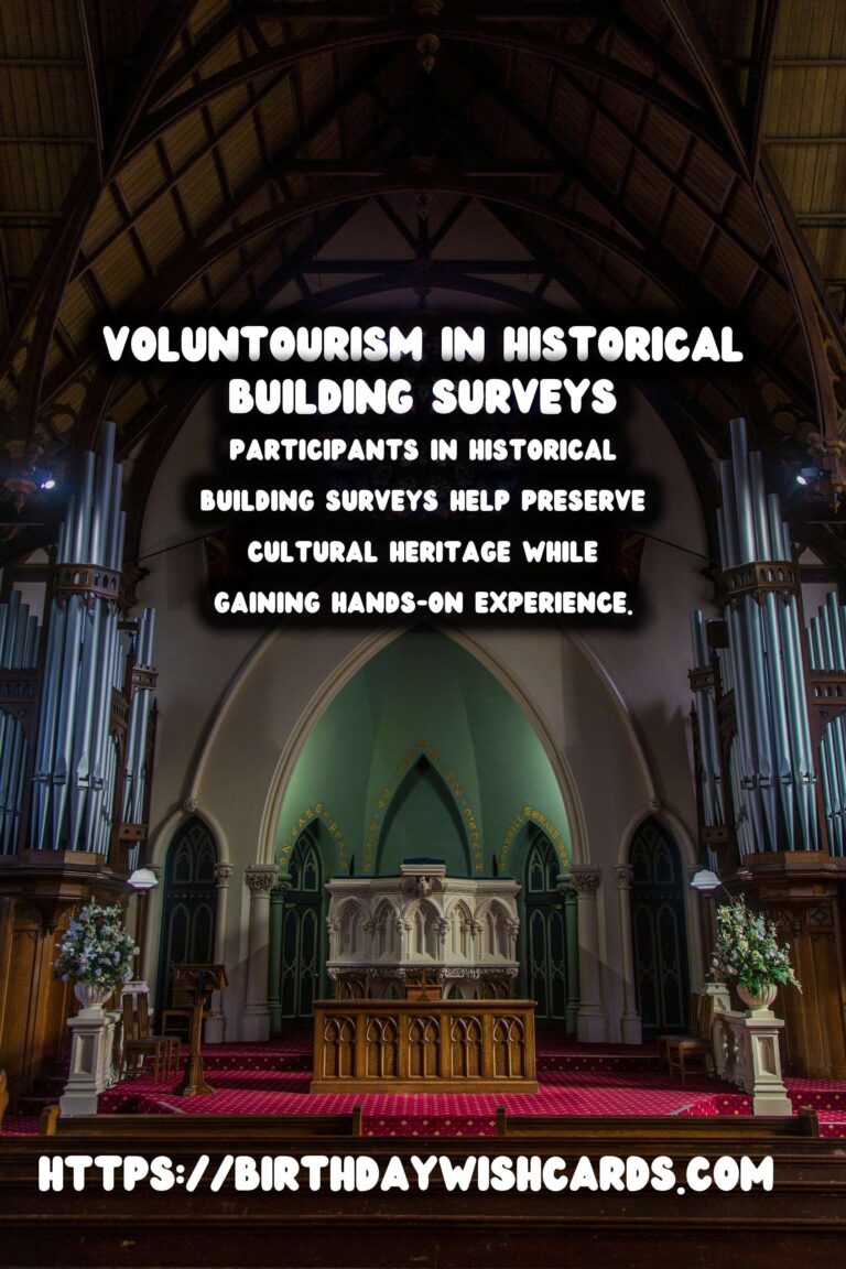 Exploring Voluntourism for Historical Building Surveys: A Unique Travel Experience
