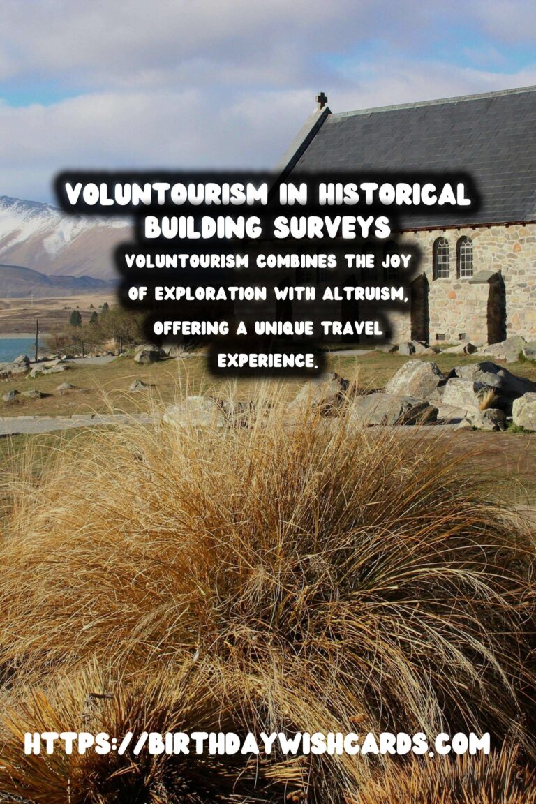 Exploring Voluntourism for Historical Building Surveys: A Unique Travel Experience
