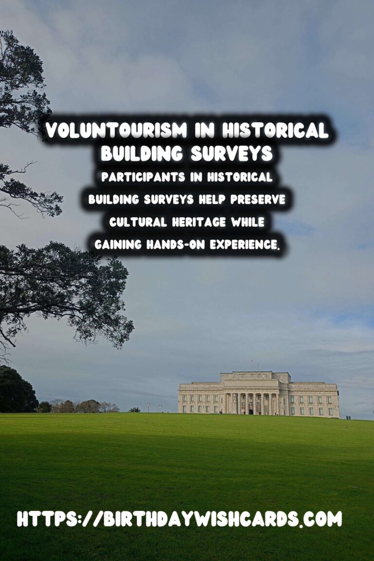 Exploring Voluntourism for Historical Building Surveys: A Unique Travel Experience