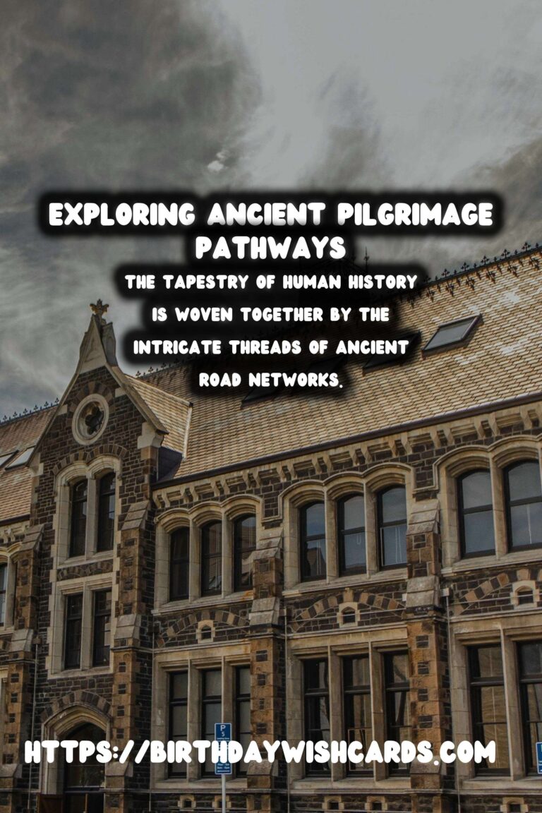 Exploring the Ancient Road Networks: Tracing Historical Pilgrimage Routes