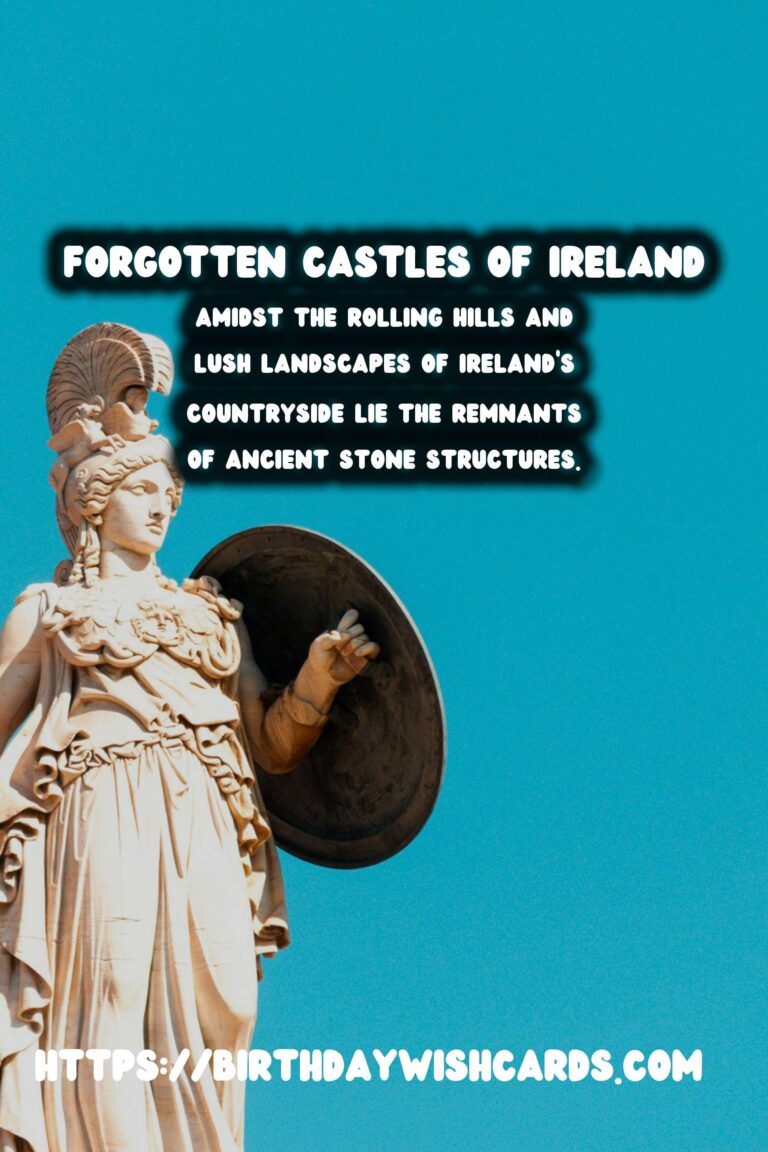 Exploring the Enigmatic Forgotten Castles of Ireland's Countryside