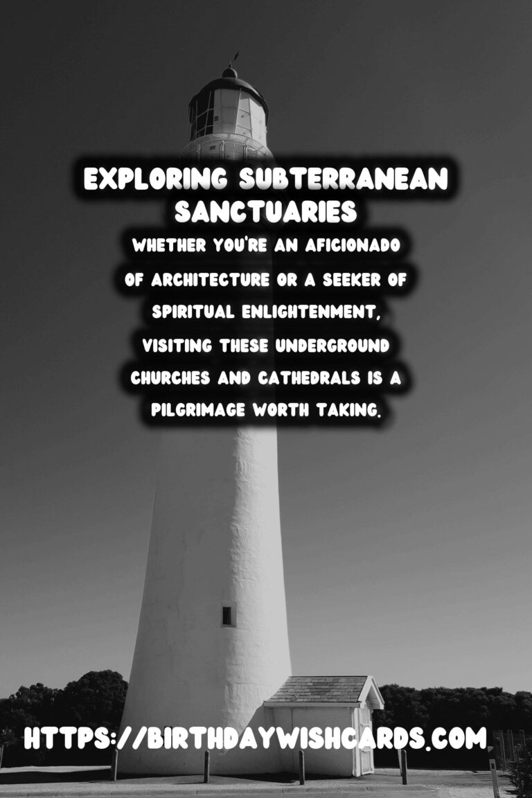 Exploring the Enigmatic Underground Historical Churches and Cathedrals
