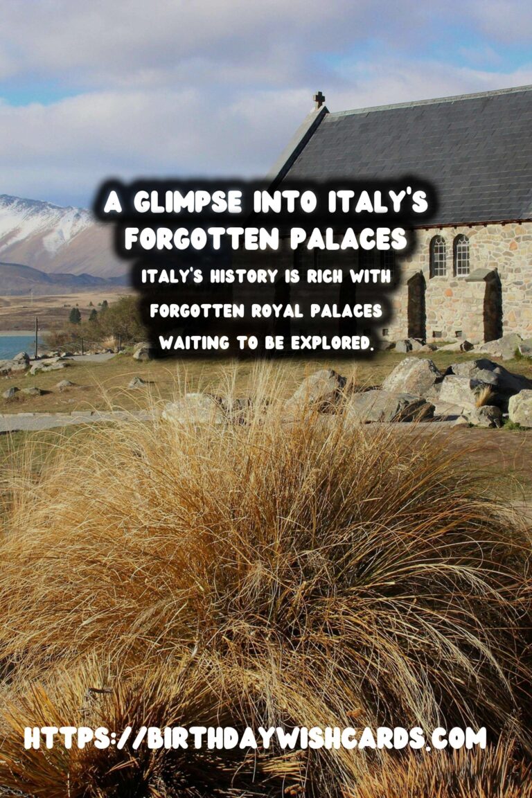 Exploring the Forgotten Royal Palaces of Italy