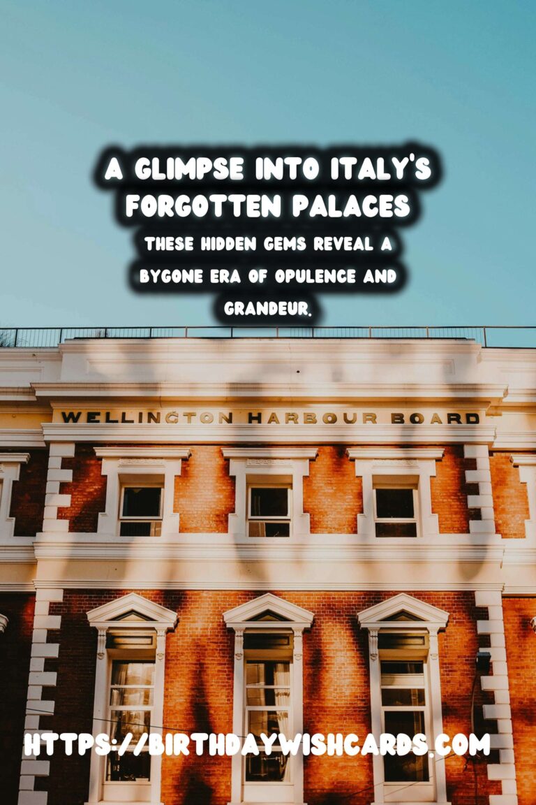 Exploring the Forgotten Royal Palaces of Italy