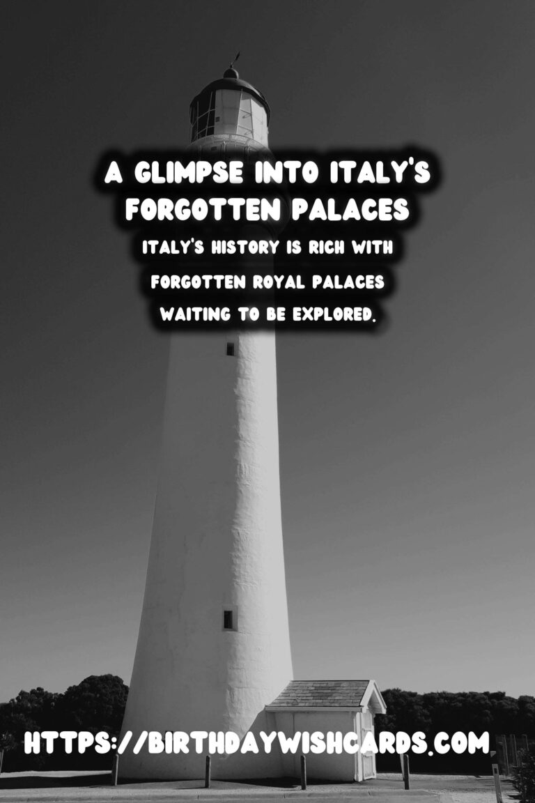 Exploring the Forgotten Royal Palaces of Italy