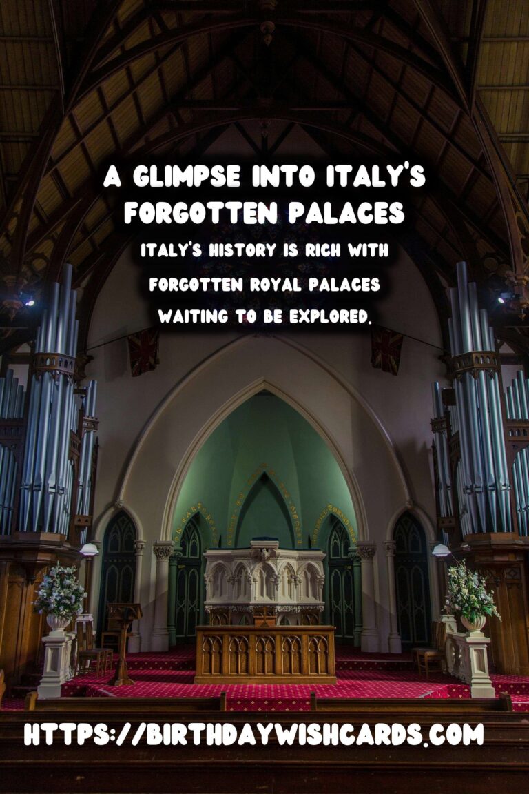 Exploring the Forgotten Royal Palaces of Italy