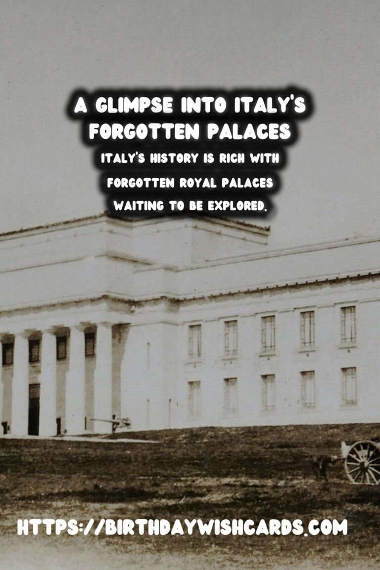 Exploring the Forgotten Royal Palaces of Italy