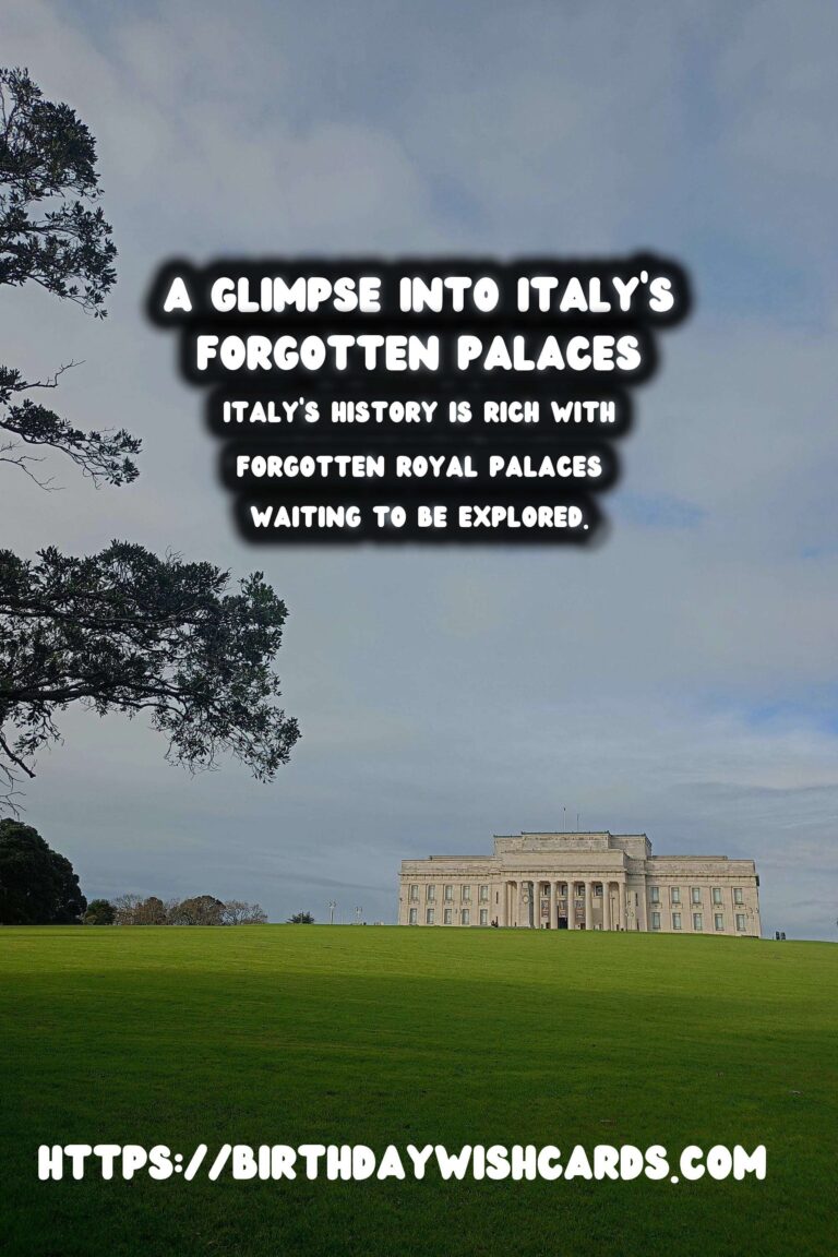 Exploring the Forgotten Royal Palaces of Italy