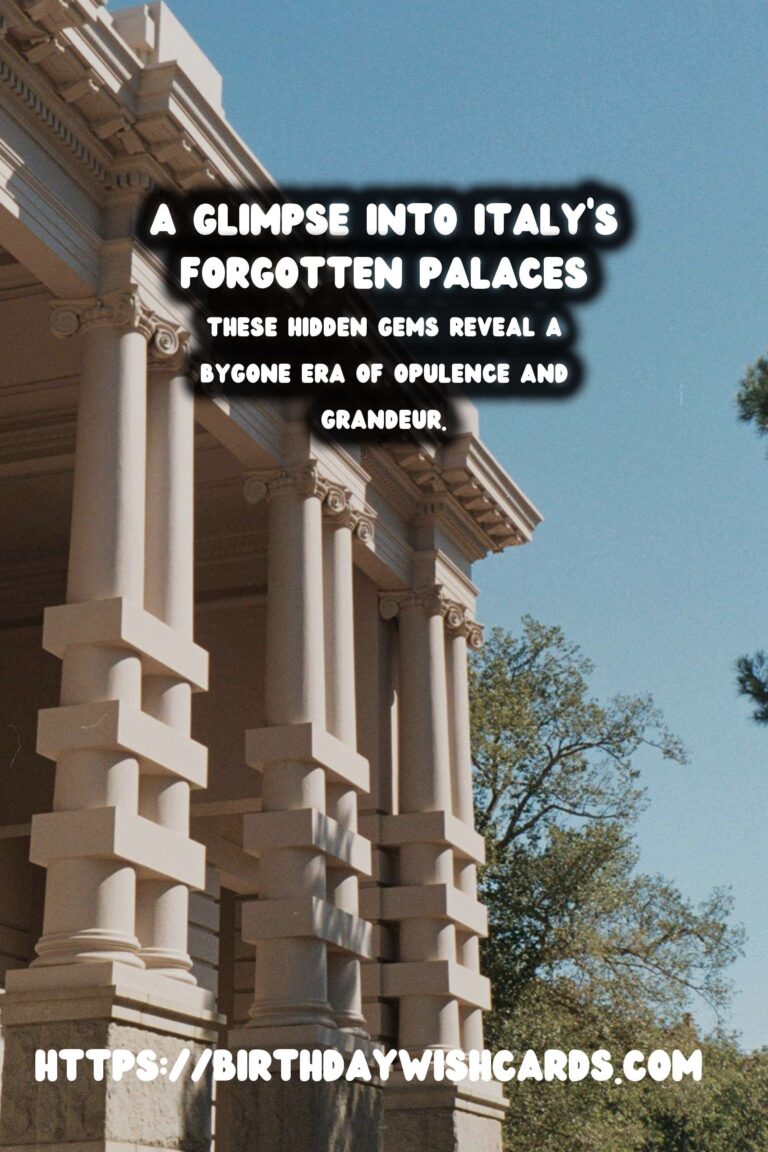 Exploring the Forgotten Royal Palaces of Italy