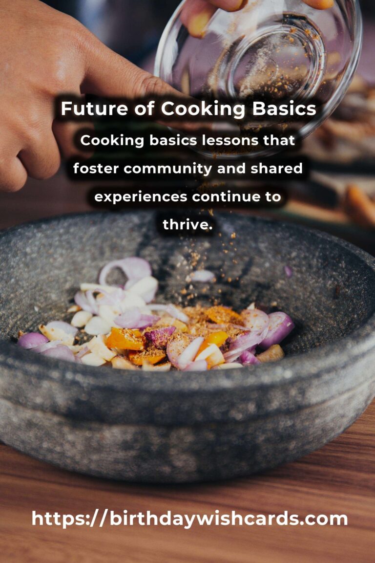 Exploring the Future of Cooking Basics Lessons