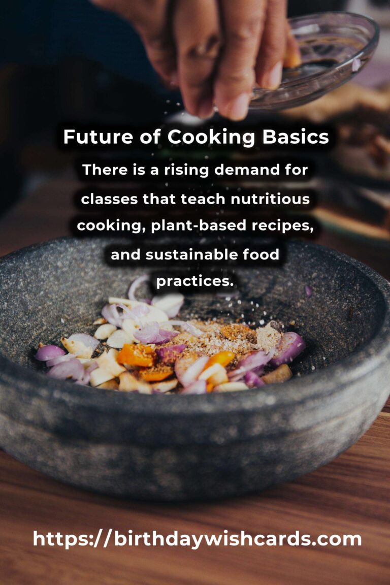 Exploring the Future of Cooking Basics Lessons