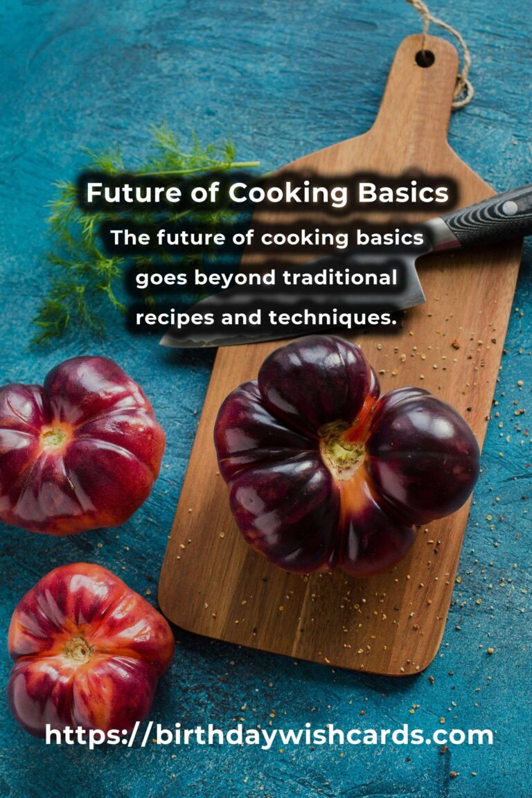 Exploring the Future of Cooking Basics Lessons