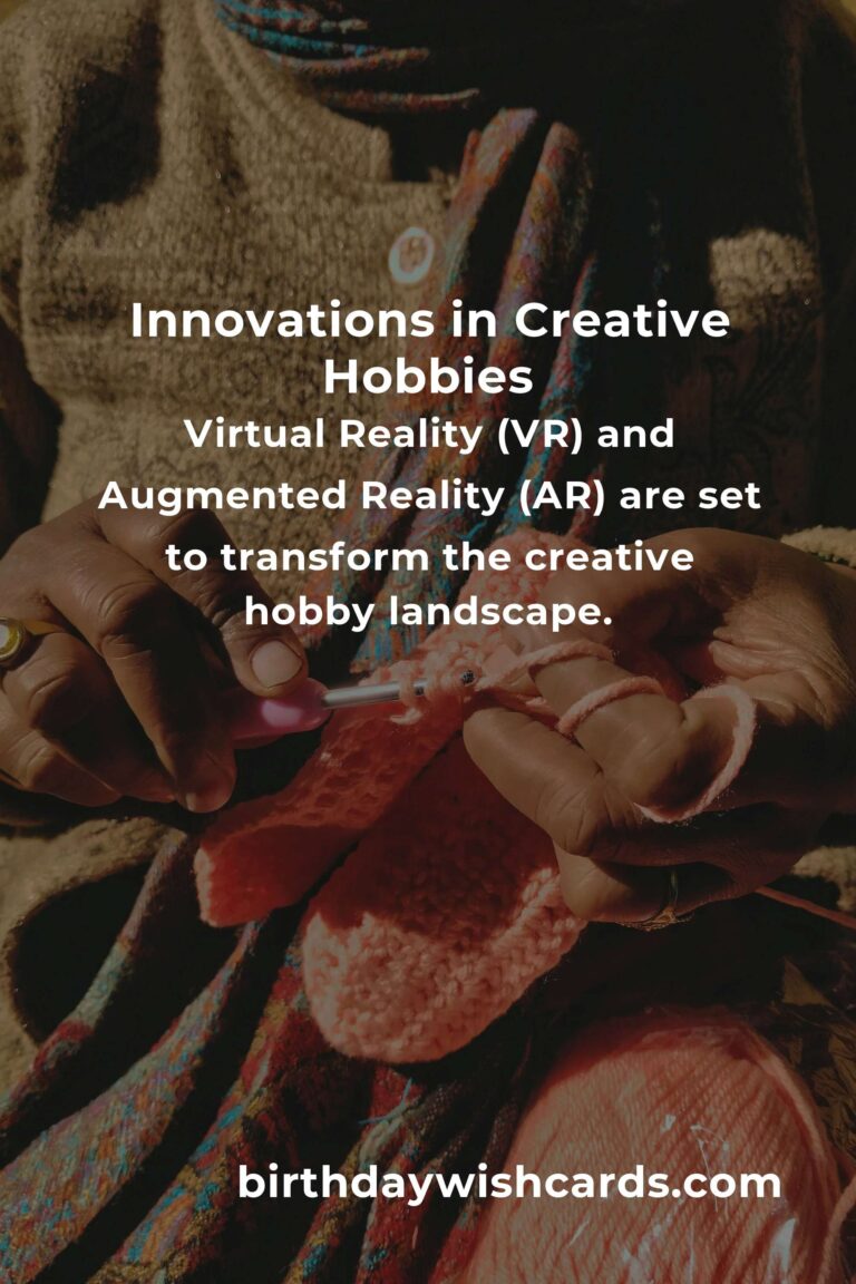 Exploring the Future of Creative Hobbies: Trends and Innovations