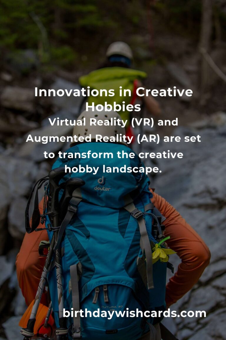 Exploring the Future of Creative Hobbies: Trends and Innovations