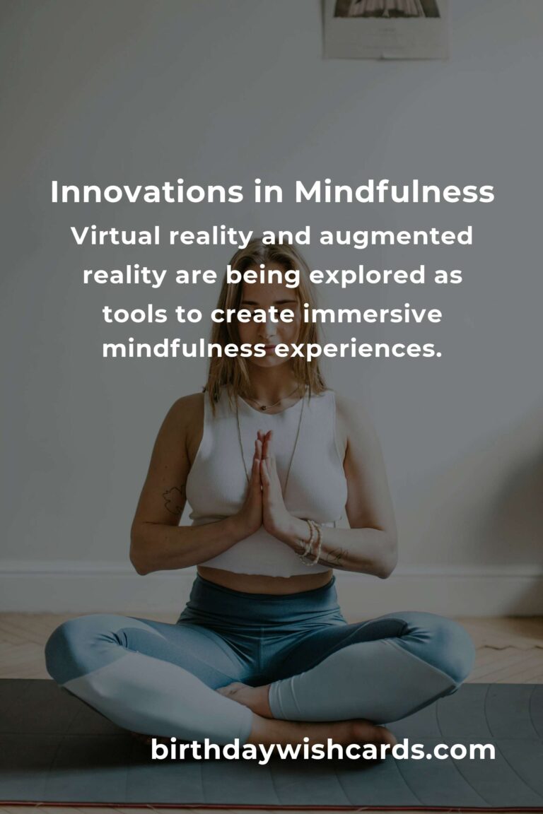Exploring the Future of Mindfulness Concepts: Innovations and Trends
