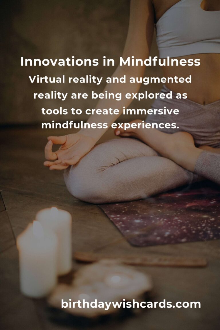 Exploring the Future of Mindfulness Concepts: Innovations and Trends