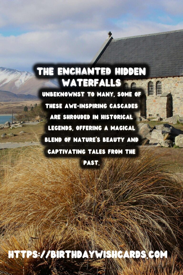 Exploring the Hidden Waterfalls with Enchanting Historical Legends