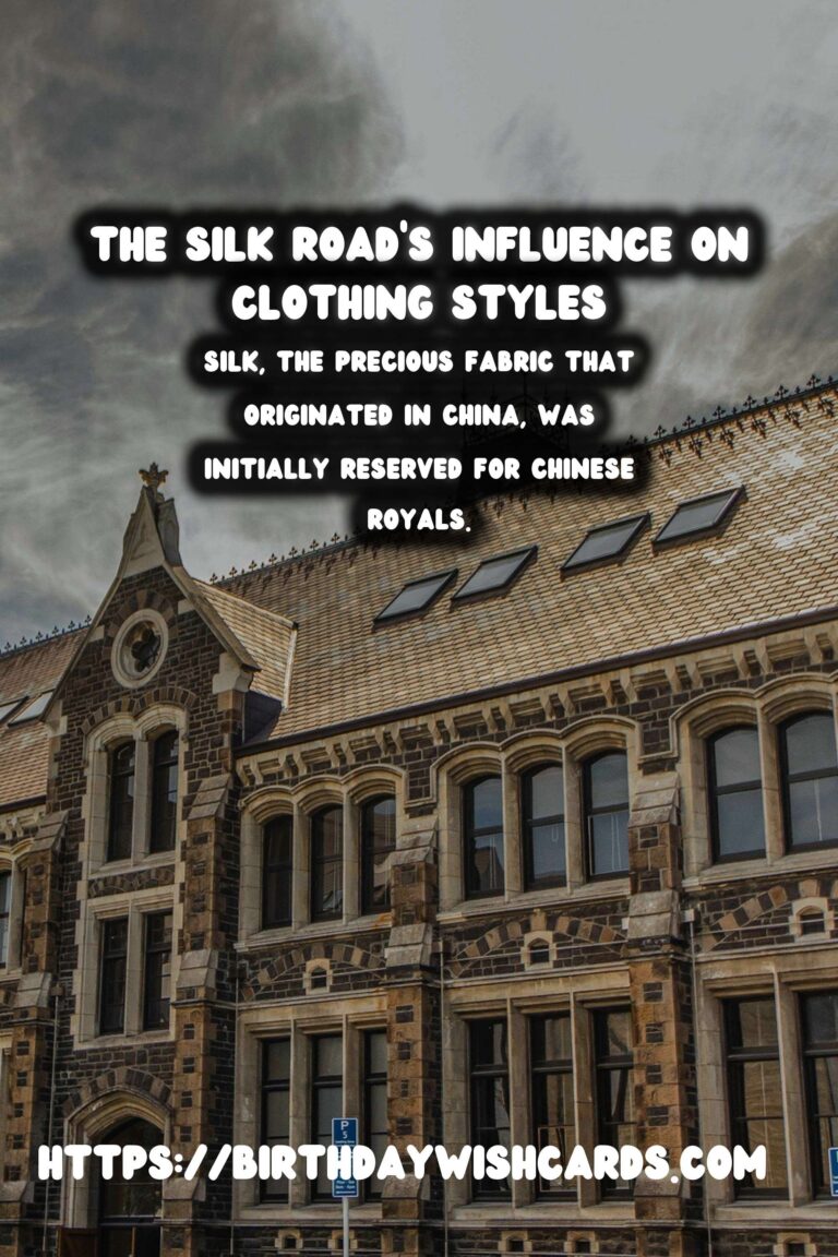Exploring the Historical Impact of The Silk Road on Clothing