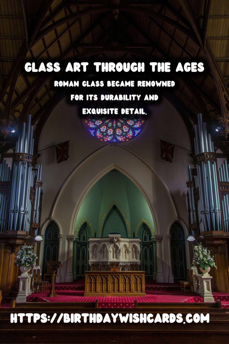 Exploring the History of Glass: From Ancient Roman Glassware to Modern Sculptures