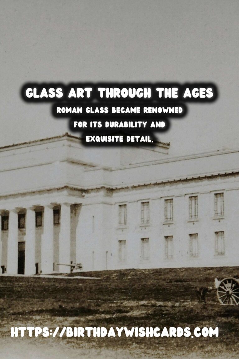 Exploring the History of Glass: From Ancient Roman Glassware to Modern Sculptures