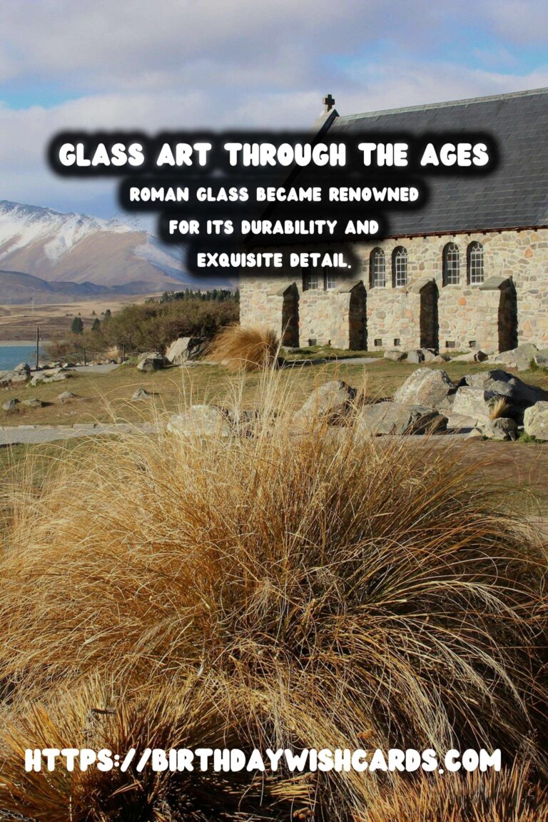 Exploring the History of Glass: From Ancient Roman Glassware to Modern Sculptures