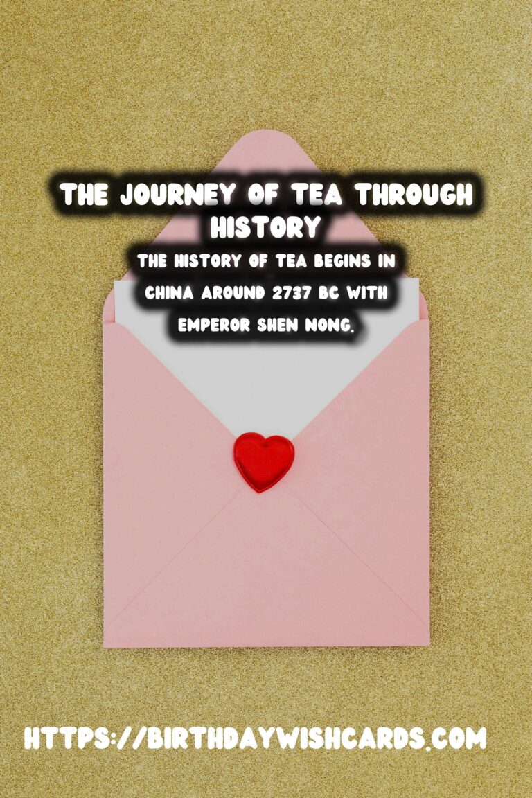 Exploring the History of Tea: From China to the World