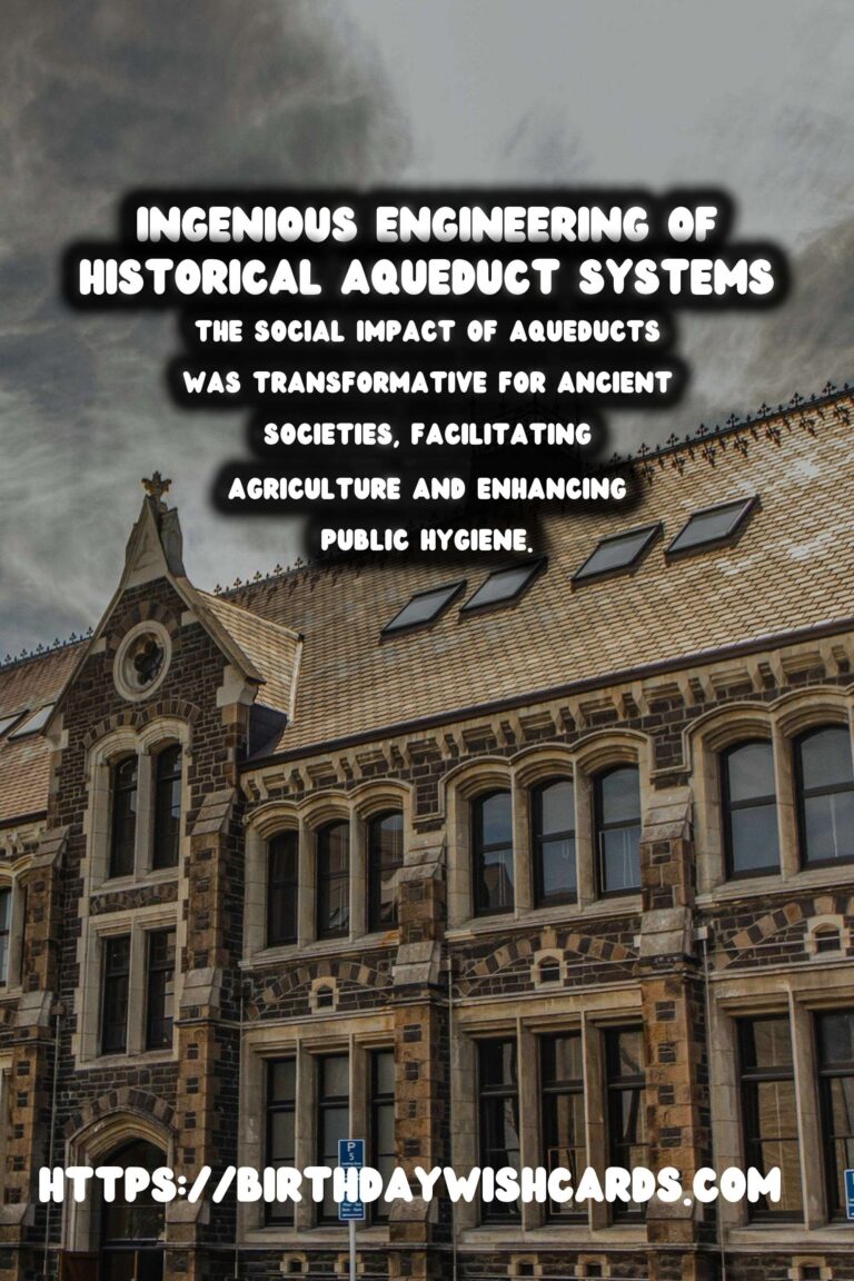 Exploring the Ingenious Engineering and Enduring Impact of Historical Aqueducts