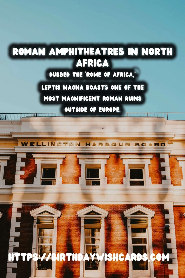 Exploring the Lesser-Known Roman Amphitheatres in North Africa