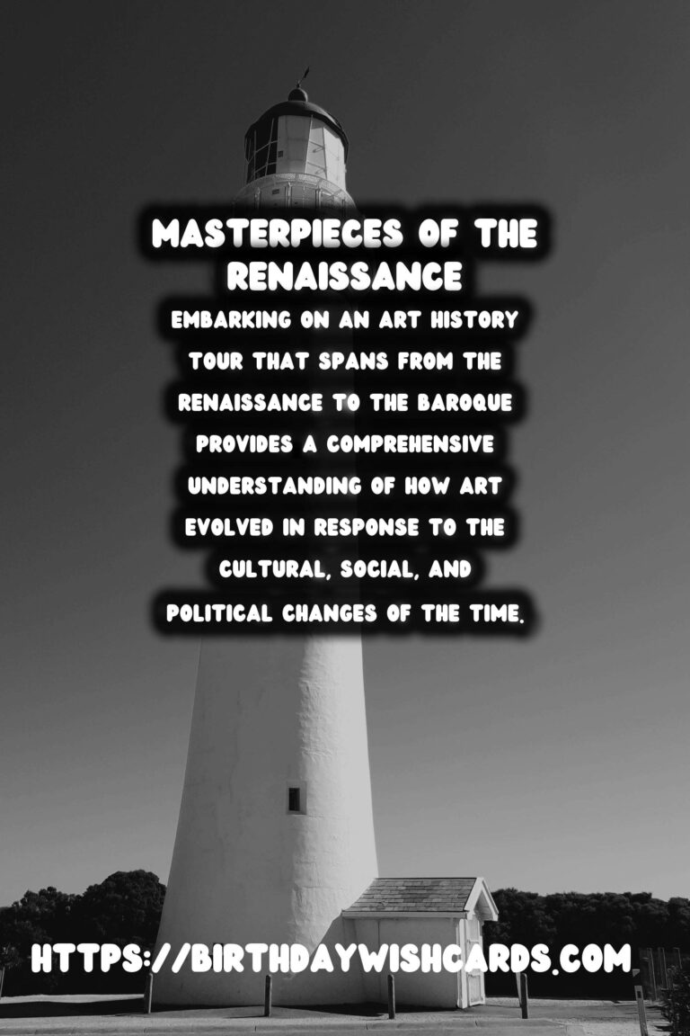 Exploring the Masterpieces: Art History Tours from Renaissance to Baroque