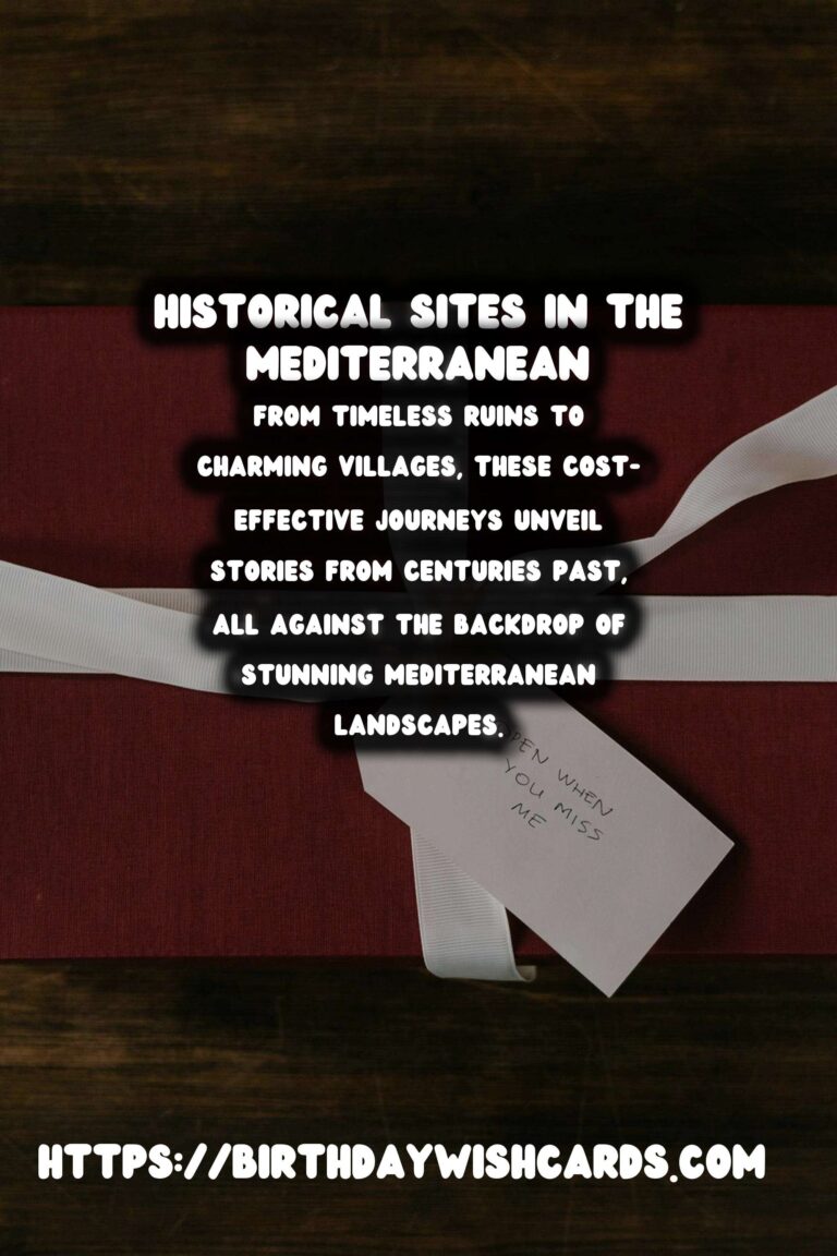 Exploring the Mediterranean: Budget-Friendly Historical Road Trips