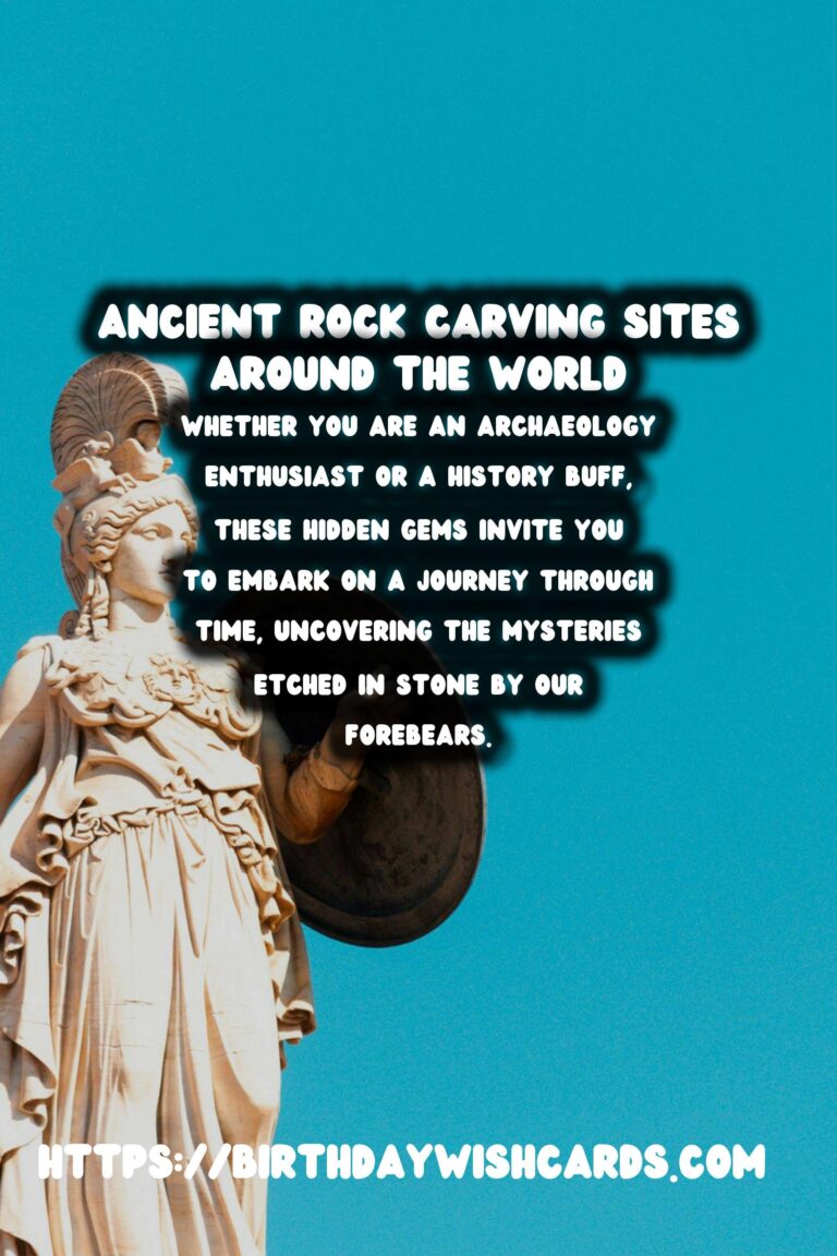 Exploring the Mysteries of Lesser-Known Ancient Rock Carvings Around the World