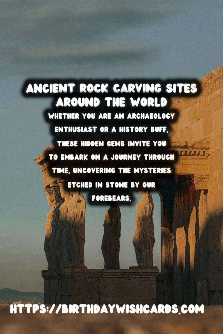 Exploring the Mysteries of Lesser-Known Ancient Rock Carvings Around the World