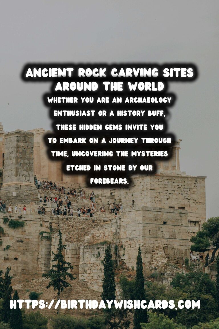 Exploring the Mysteries of Lesser-Known Ancient Rock Carvings Around the World