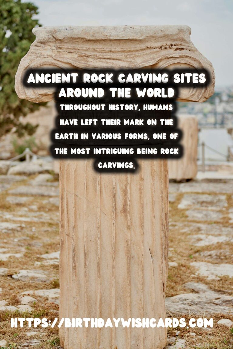 Exploring the Mysteries of Lesser-Known Ancient Rock Carvings Around the World
