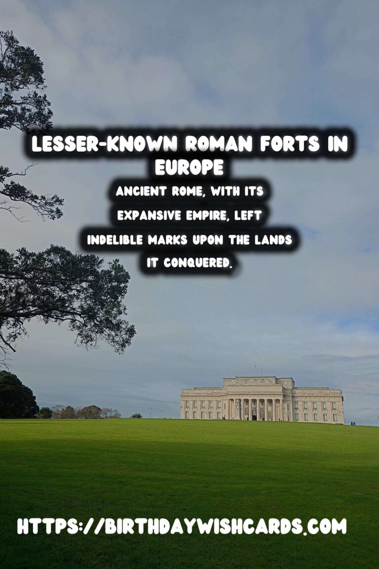 Exploring the Mysteries of Lesser-Known Roman Forts in Europe