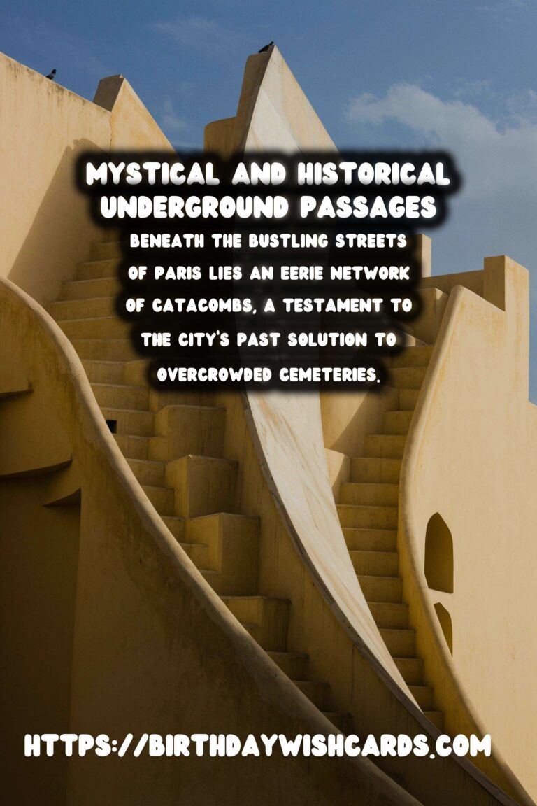 Exploring the Secrets Beneath: Underground Tunnels of Historical Significance