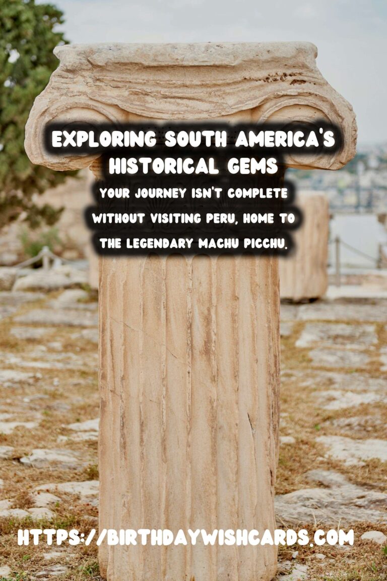 First-Time Solo Male Traveler’s Guide to Historical South America