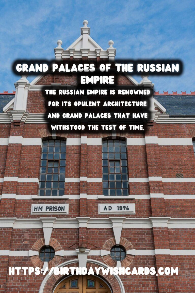 Forgotten Palaces of the Russian Empire: A Journey Through History