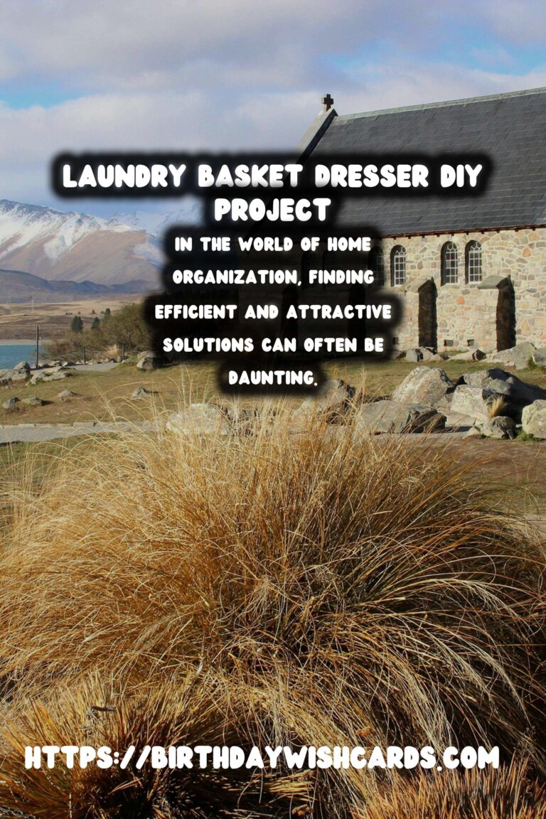 Guide to Building Your Own DIY Laundry Basket Dresser