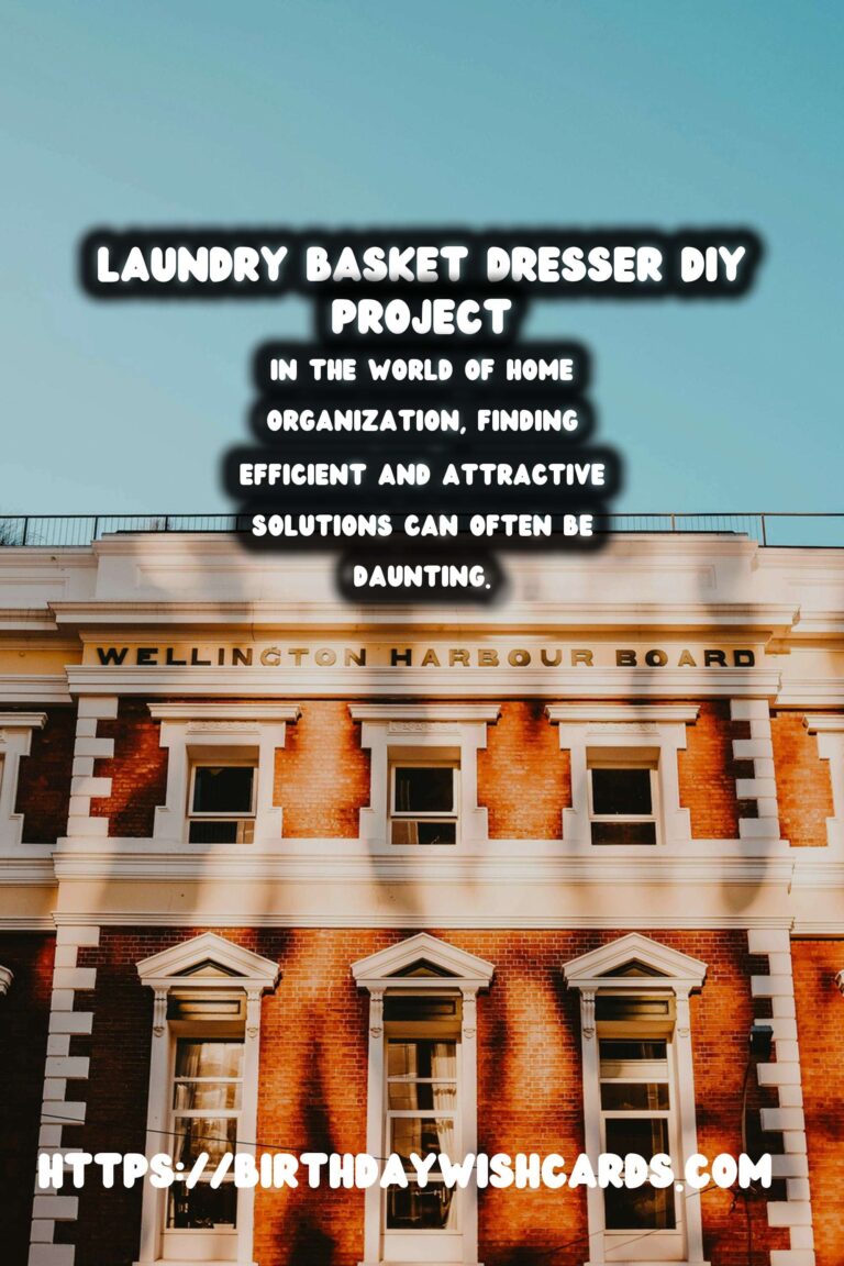 Guide to Building Your Own DIY Laundry Basket Dresser