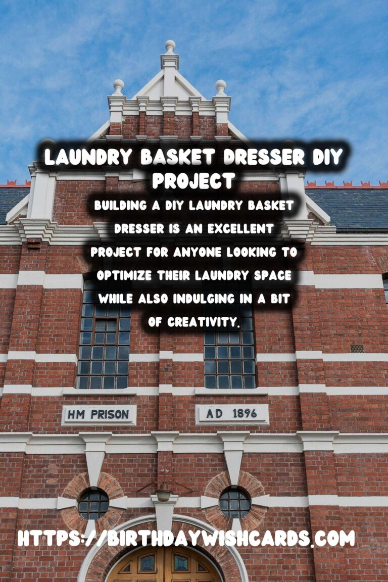 Guide to Building Your Own DIY Laundry Basket Dresser