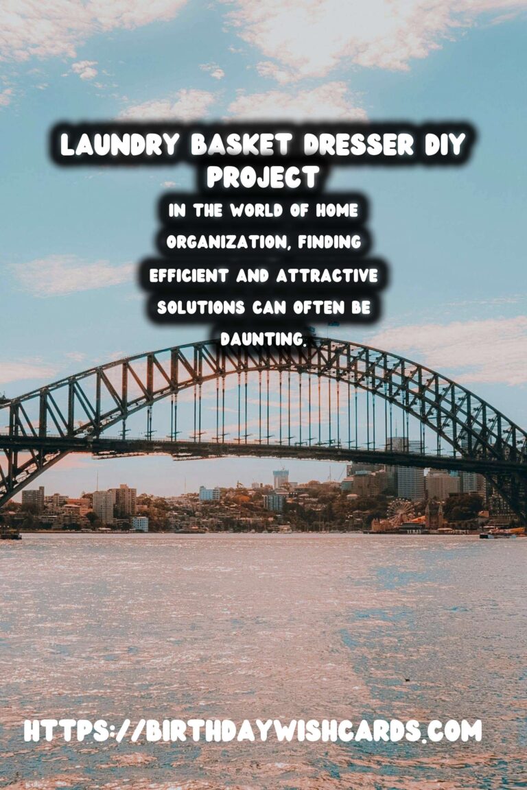 Guide to Building Your Own DIY Laundry Basket Dresser