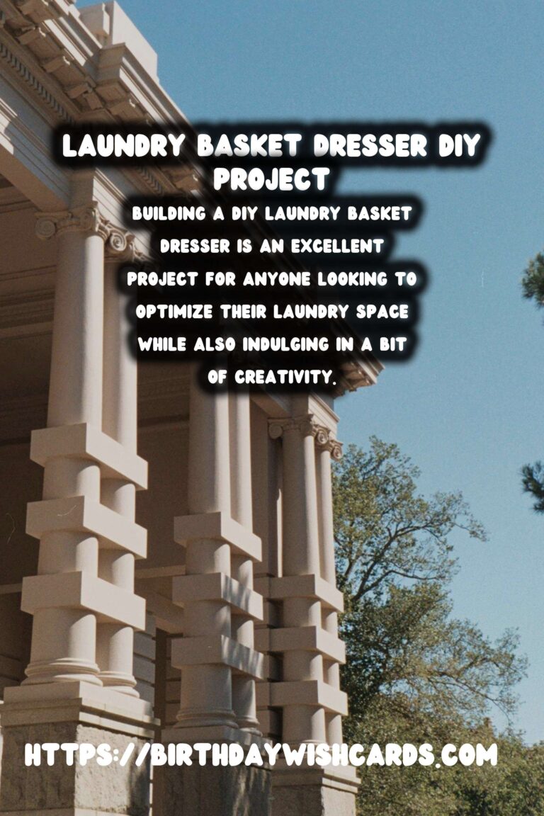 Guide to Building Your Own DIY Laundry Basket Dresser