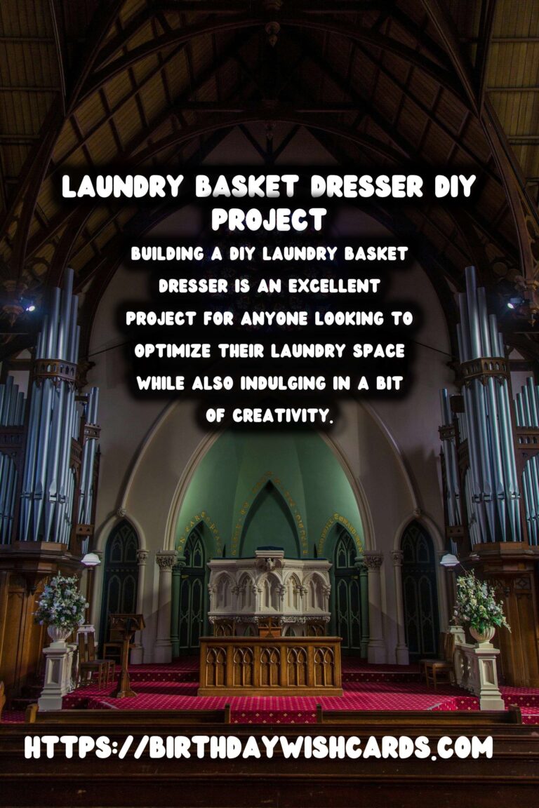 Guide to Building Your Own DIY Laundry Basket Dresser