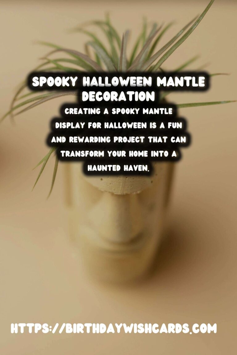 Halloween Decor: Spooky Mantle Displays