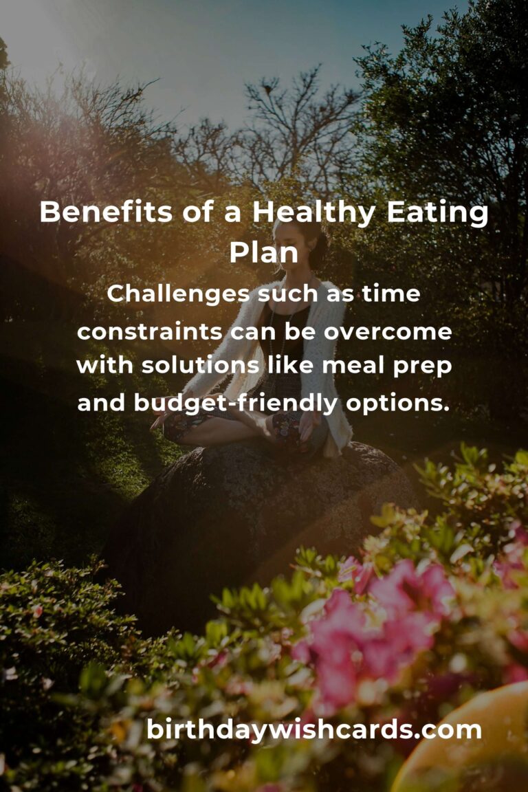 Healthy Eating Plans for Sustainable Wellness