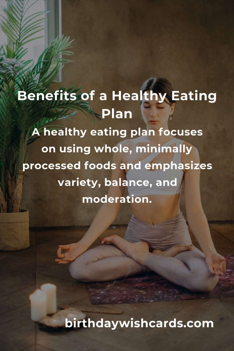 Healthy Eating Plans for Sustainable Wellness
