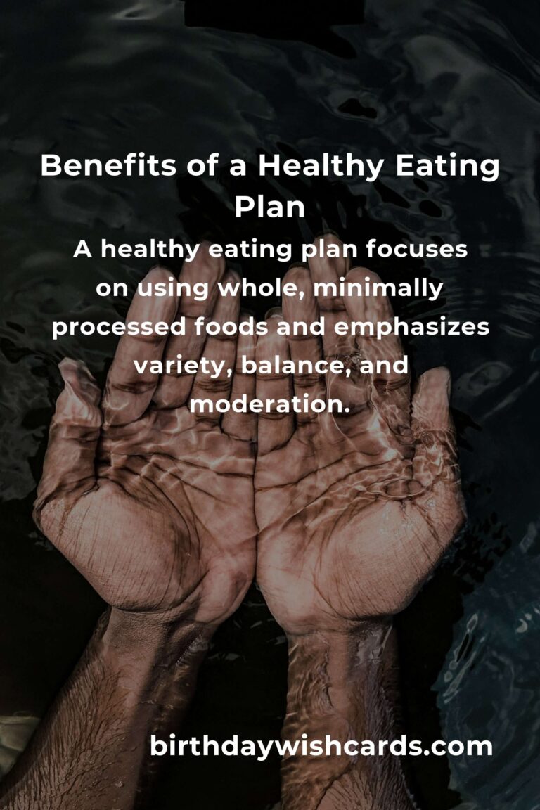 Healthy Eating Plans for Sustainable Wellness