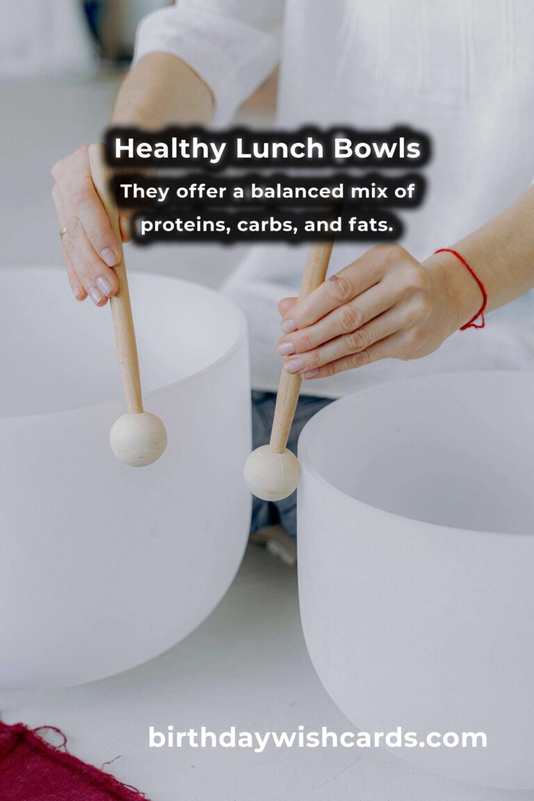 Healthy Lunch Bowls for Quick Meal Prep: Delicious and Nutritious Options